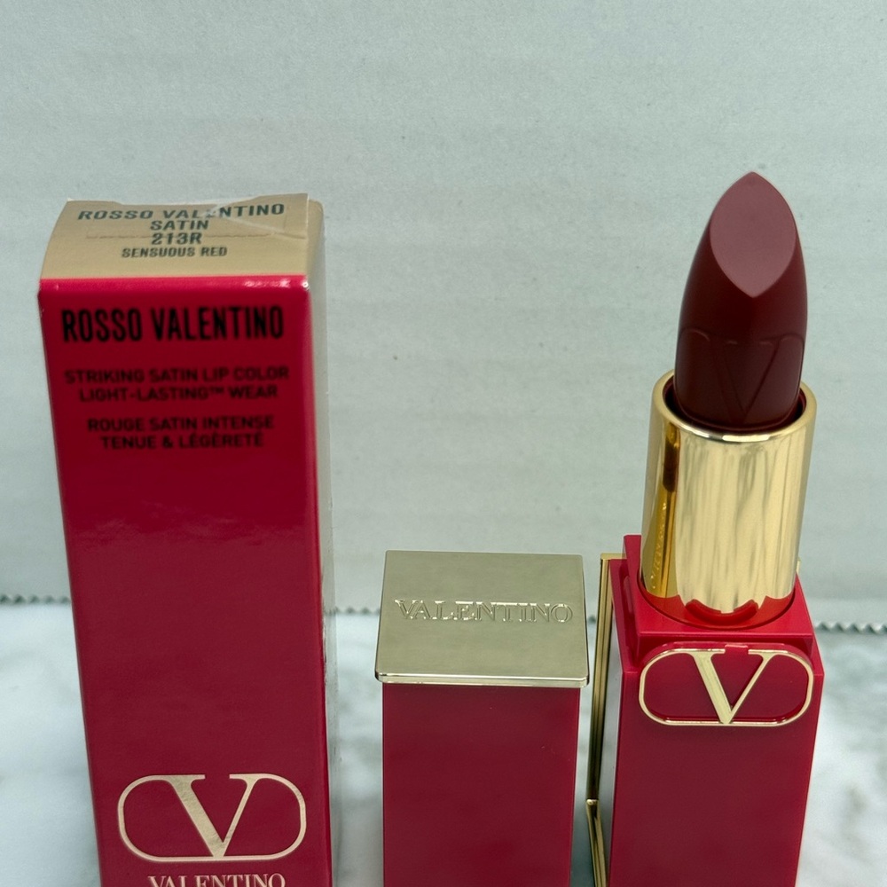 Valentino Rosso Satin Lipstick - Bold Red
